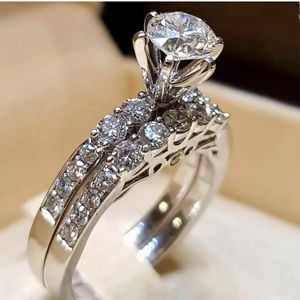 NEW Wedding Band Set Size 7